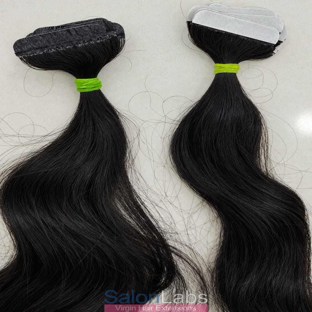 Wavy Tape In Hair Extensions - Color: Refer Color Chart