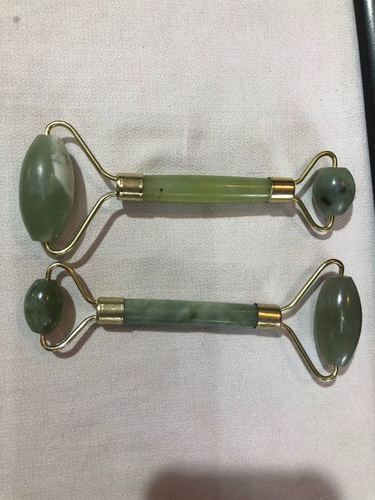Green Crystal Healing Massage Roller Grade: Good Quality
