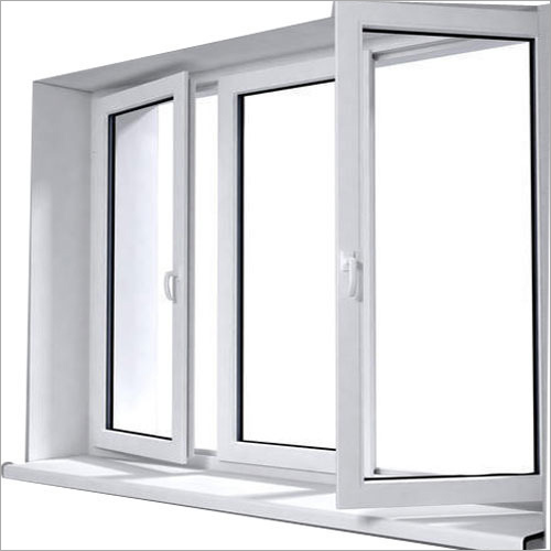 White UPVC Casement Window