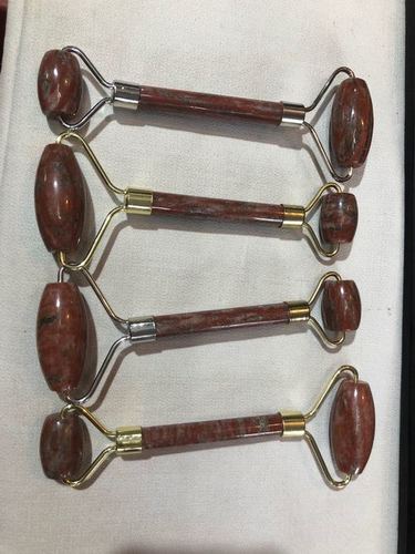 Red Crystal Healing Masage Rollers Grade: Good Quality