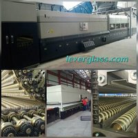 Flat and Single Bending glass tempering Furnace
