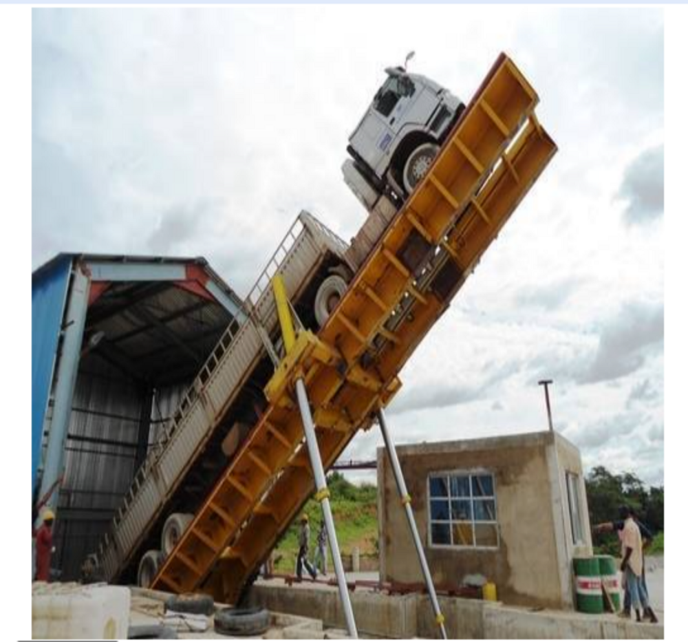 Hydraulic Truck Tippler - Body Material: Requirement Based