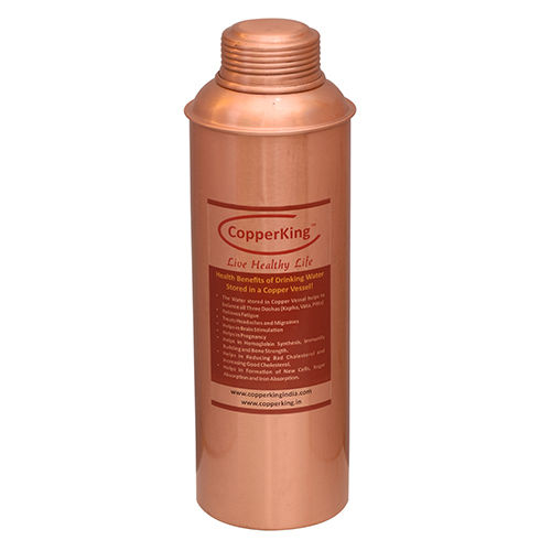 Bislari Shape Copper Water Bottle Hardness: Hard