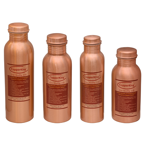 Plain Copper Water Bottle