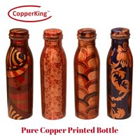 Frasco de cobre impresso (forma do frasco de leite)