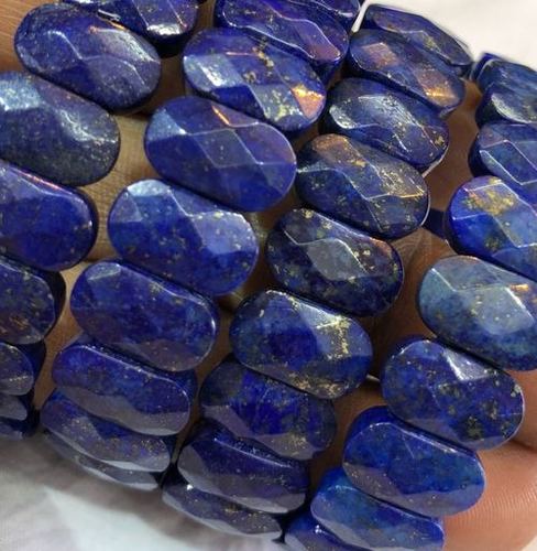 Lapis Lazuli Tricushain Shape Bracelet - 3mm to 6mm | Deep Royal Blue Natural Gemstone, Immune & Respiratory Support, Soothing Inflammation