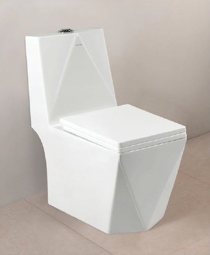 White One Piece Toilet - 8001