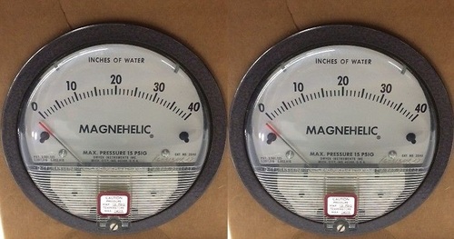 Dwyer USA Model 2040 Magnehelic Gage Range 0-40 Inch WC