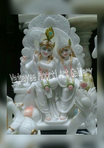 Handcrafted Radha Krishna Statue