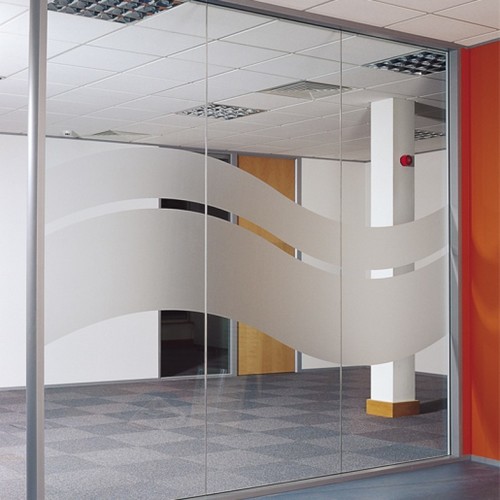 Frosted Glass Partition