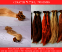 Dyed Hair Extensions - Color: Refer Color Chart