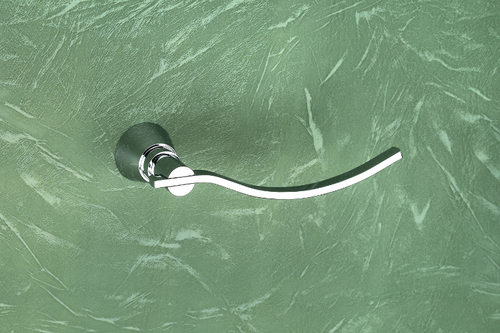 Chrome Brass Towel Ring - Brass Material, 6-8 Inches Dimensions | Wall-Mounted Design, Ideal for Hanging Towels in Bathrooms or Powder Rooms