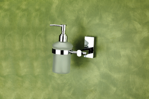 Small Brass Liquid Soap Dispenser (Round)
