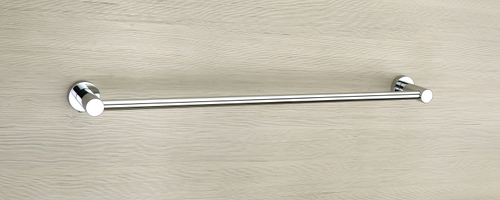 Silver Color Brass Towel Rod 18"
