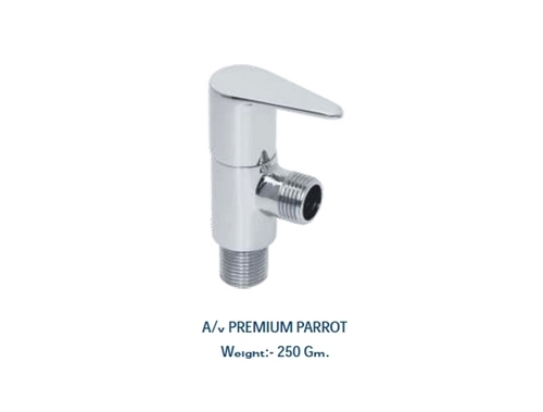 Premium Quality Brass Angle Faucet 250gm - Stainless Steel, Oval Shape | Ideal for Bathroom Connections