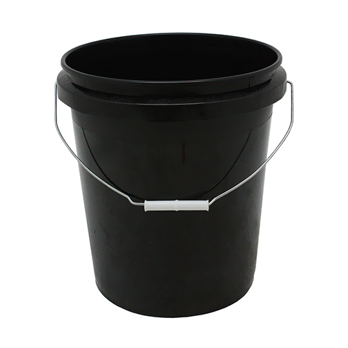 20 Ltr Plastic Black Bucket