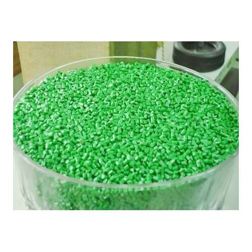 Plastic Green Color Granules