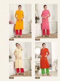 Hand Embroidered Kurtis