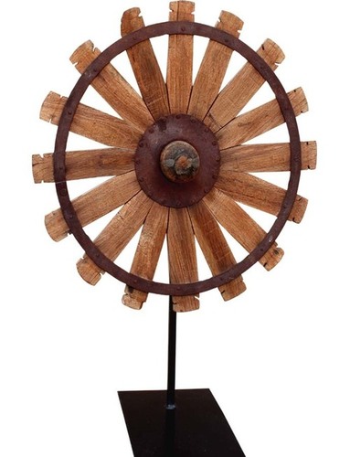 Wooden wheel By ANTIQUE FURNITURE HOUSE