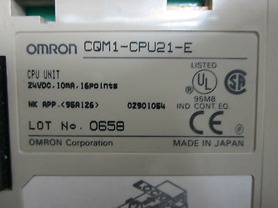 OMRON CQM1-CPU21-E
