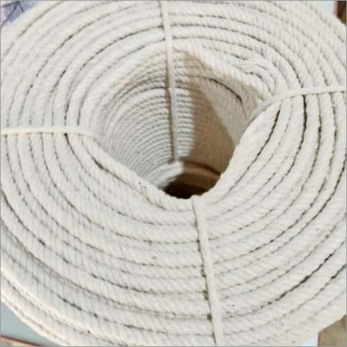 Cotton Rope - 10-15mm Diameter, 1/3 Inch Length, Soft White Fabric | Quick Dry, Durable, Wear & Tear Resistant, High Tensile Strength