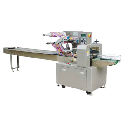 Automatic Horizontal Flow Wrap Pouch Filling Sealing Machine - Stainless Steel 1500x800x1200mm, 2.2kW Power, 10-60 Bags/Min, Adjustable Speed