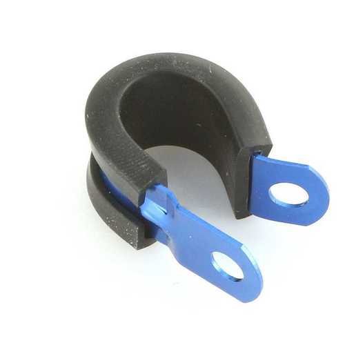 Metal Rubber Clamp 25x15x10 Mm Blue, Clamp Range 10-15 Mm, Secure Grip, Corrosion Resistant, Easy Installation