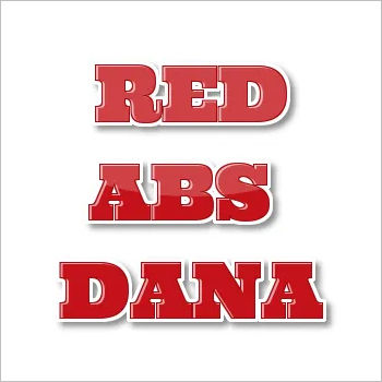 Flora Color Red ABS Plastic Dana