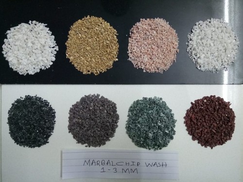 Multi Color Marble Chips With Water Wash Quality 3-6 mm for flloring standar export packing supplier