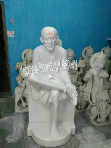 Marble Sai Baba Statue By VAJPAYEE MOORTI ART GALLERY