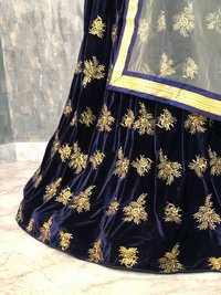 Latest Black Colour  Lehenga