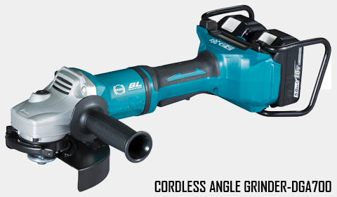 Sea Green Cordless Angle Grinder-Dga700