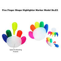 Five Finger Shape Highlighter Marker