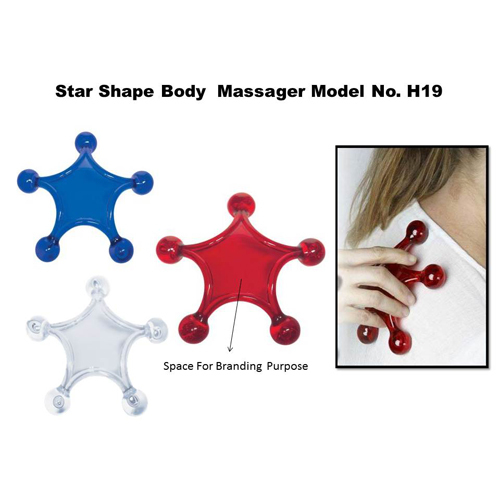Red Star Shape Body Massager