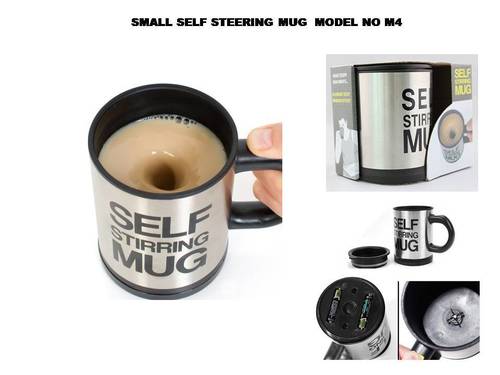 Black Self Stirring Mug