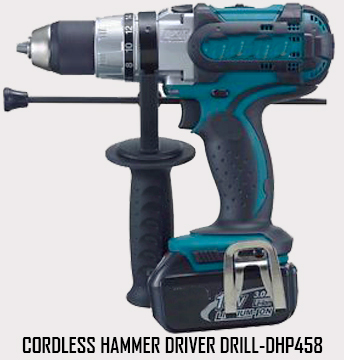 Sea Green Cordless Hammer Driver Drill