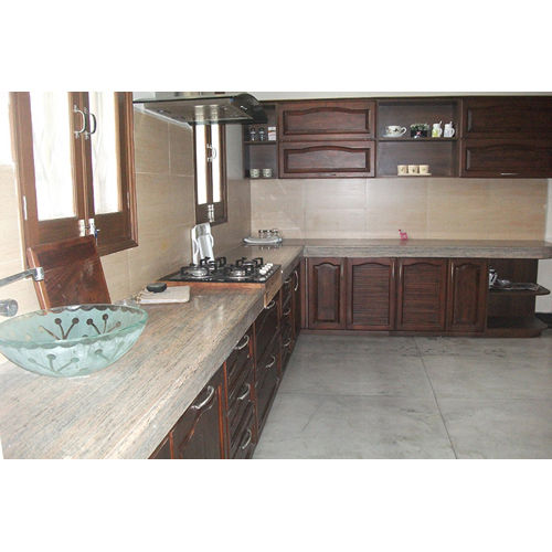 Self Executed Solid Wood Kitchen