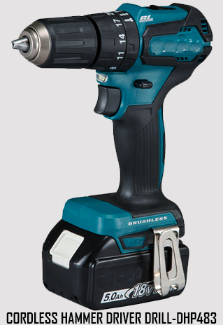 Sea Green Cordless Power Hammer Driver Drill