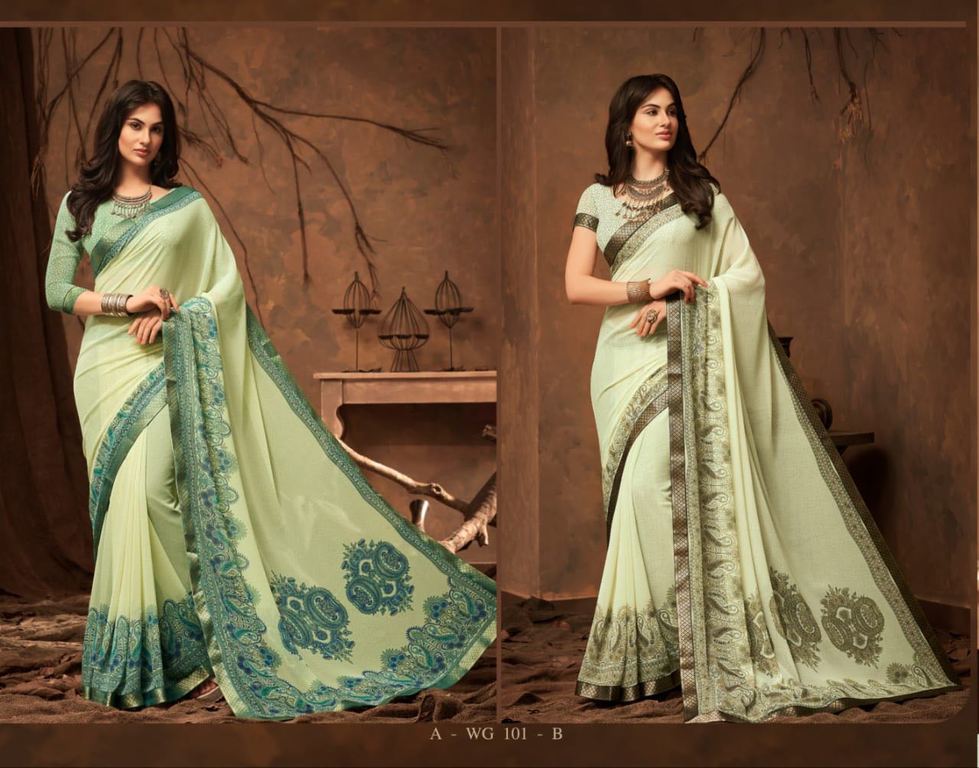 Digital Print Georgette Sarees