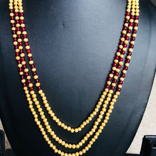 3 Layer Mala Necklaces By KASHVI CREATIONS