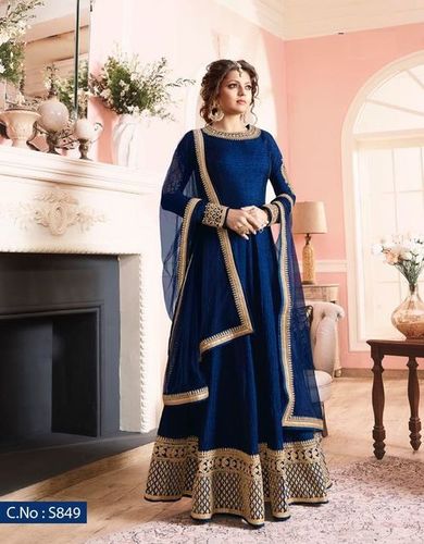 Blue Party Wear Anarkali Suits