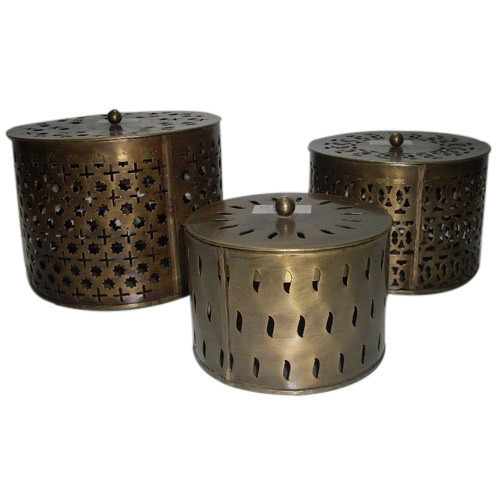As Your Requir Jali Cut Work Round Box