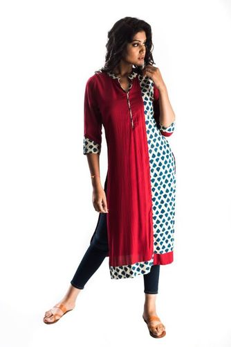 Rayon Cotton Kurti