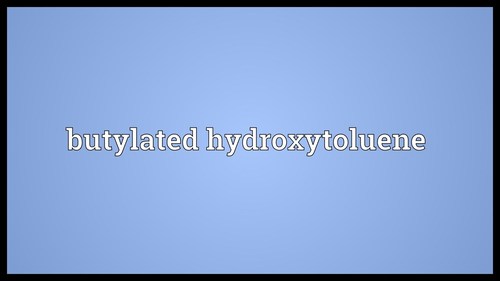 Butylated Hydroxytoluene Application: Industrial