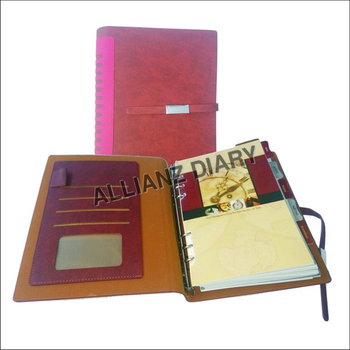 Organizer With 6 Ring Clip Spiral Binding