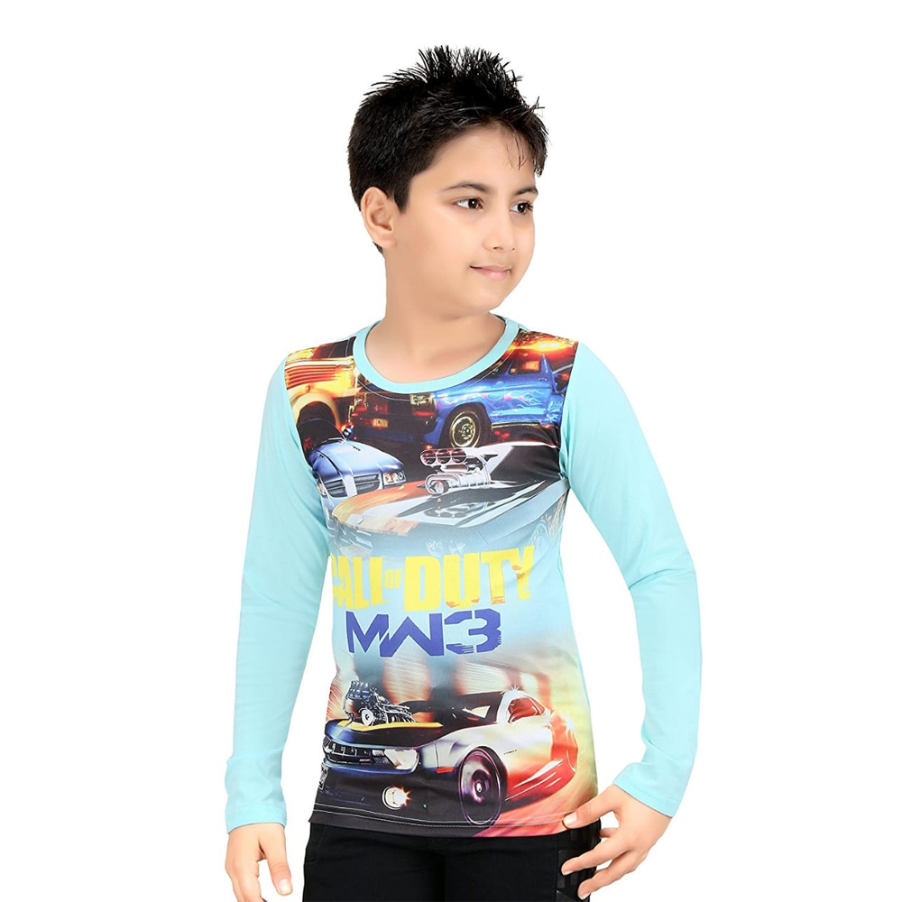 Kids Printed Polyster T Shirt