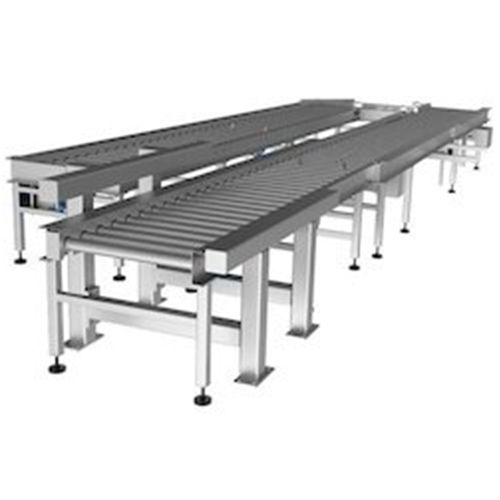 Free Roller Conveyor - Steel, 2 Inch Roller Diameter, 18 Inch Width, 12 Feet Length | High Durability, Corrosion Resistance, Low Maintenance, Weather Resistance