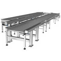 Free Roller Conveyor - Steel, 2 Inch Roller Diameter, 18 Inch Width, 12 Feet Length | High Durability, Corrosion Resistance, Low Maintenance, Weather Resistance