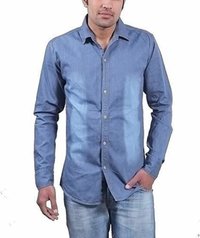 Denim Shirts Collar Style: Standard