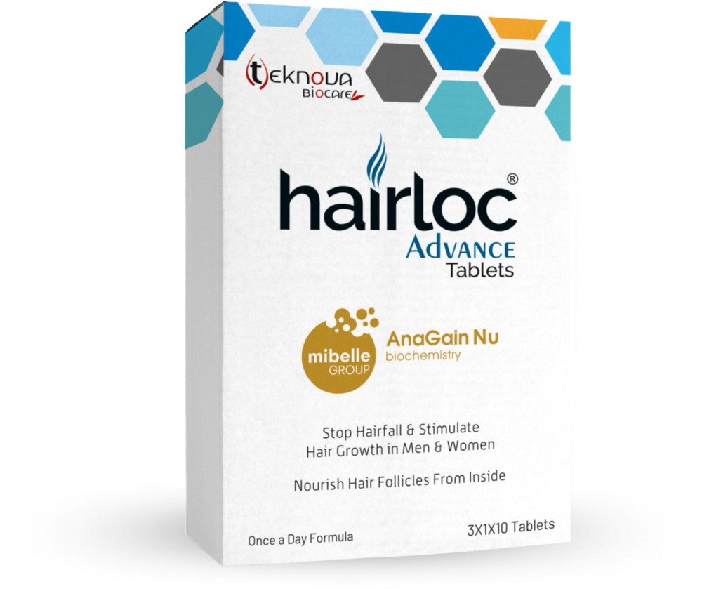 Hairloc Advance - Nutrition Tablets for Hair Regeneration and Growth | Boosts Hair Health Reduces Hair Fall Suitable for All Hair Types